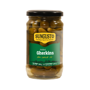 Sungusto Pickled Gherkins 320 cc Glass Jar (300 g)