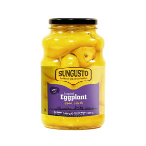 Sungusto Roasted Eggplant Whole  2650 cc Glass Jar (2450 g)