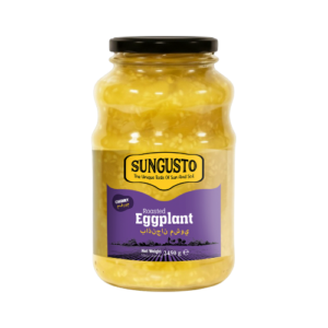 Sungusto Roasted Eggplant Chunky 2650 cc Glass Jar (2450 g)