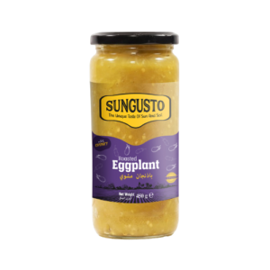 Sungusto Roasted Eggplant Chunky 500 cc Glass Jar (450 g)