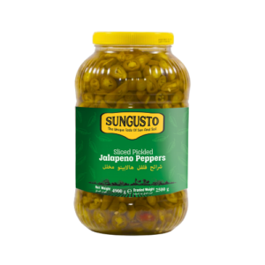 Sungusto Sliced Jalapeño Pepper Pickles 5 kg PET (4900 g)