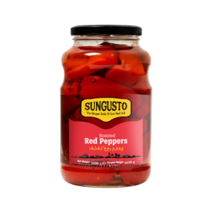 Sungusto Whole Roasted Capia Pepper 2650 cc Glass Jar (2600 g)